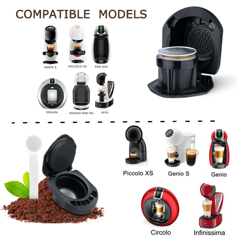 I CAFILAS RIUTILIZZABILI adattatore capsule per Dolce Gusto, adattatore  (n7x) EUR 24,15 - PicClick IT