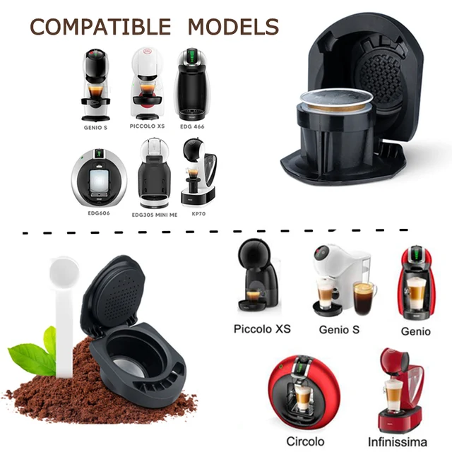 Icafilas Adapter A Dolce Gusto Maker Számára, Eredeti Nespresso Kapszula Hüvelyekkel Vagy Kávépor -Transzformációs Tartóval Piccolo Xs -Hez - Image 4