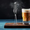 1pcs Electric Milk Frother Hand Blender Portable Mini Handheld Fast Foamer Coffee Cappuccino Whisk Mixer Food Blender with Stand 1
