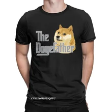 Camiseta de The Dogefather para hombres, camisa de Dogecoin, Bitcoin, minería, criptomoneda, Hodl, Harajuku, Tops, ropa de cumpleaños