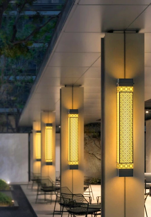 

Garden lights new Chinese front door lights villa door lights wall lights outdoor hall lights.