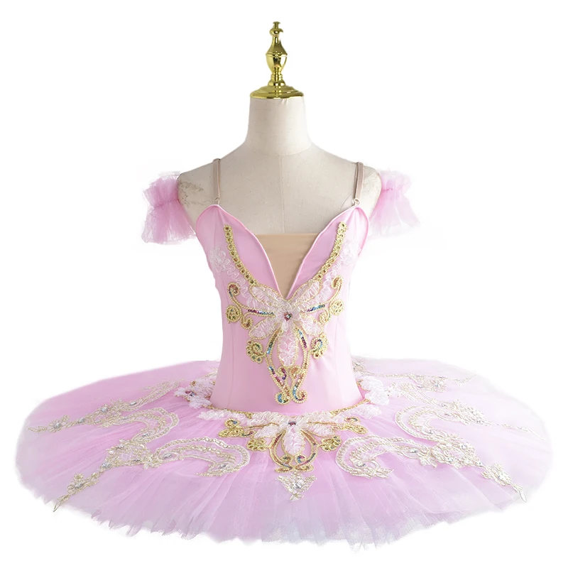 

ballet tutu professional women black swan competition sequin flower dress skirt kids toddler girls Child Adult