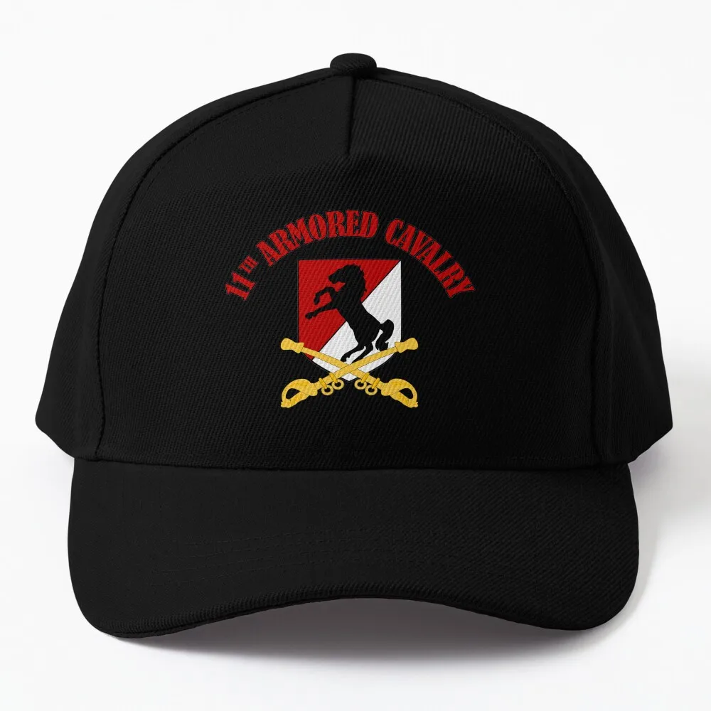 

11th Armored Cavalry - Blackhorse Baseball Cap Luxury Cap Hat Luxury Brand Bobble Hat Fishing Caps Cap Woman Men's