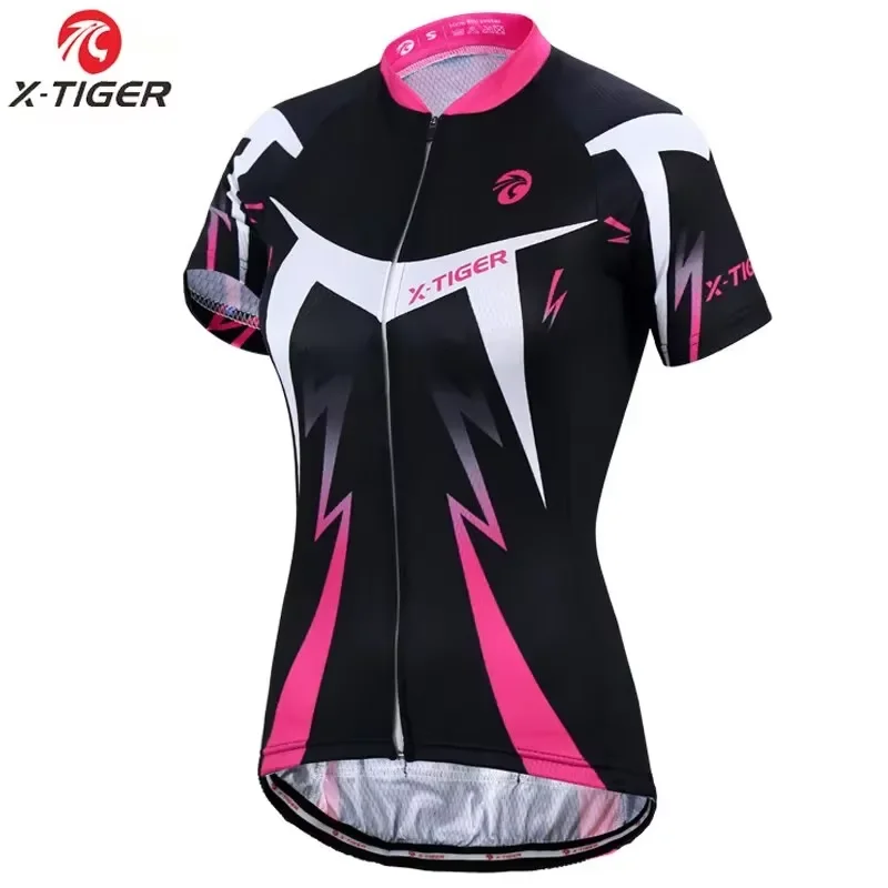 cycling shirt X-TIGER Women's Summer Breathable Quick-drying Bicycle TMB Mountain Road Cycling Clothing