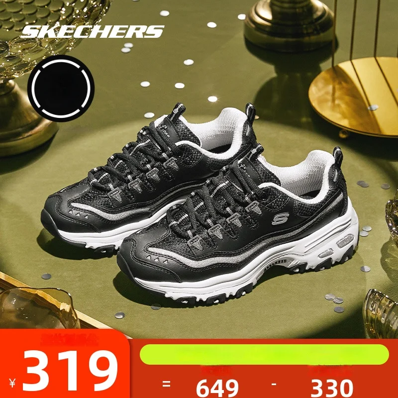 Skechers-zapatillas de deporte con plataforma para mujer, zapatos de Muffin  Dad, informales, 11923 - AliExpress