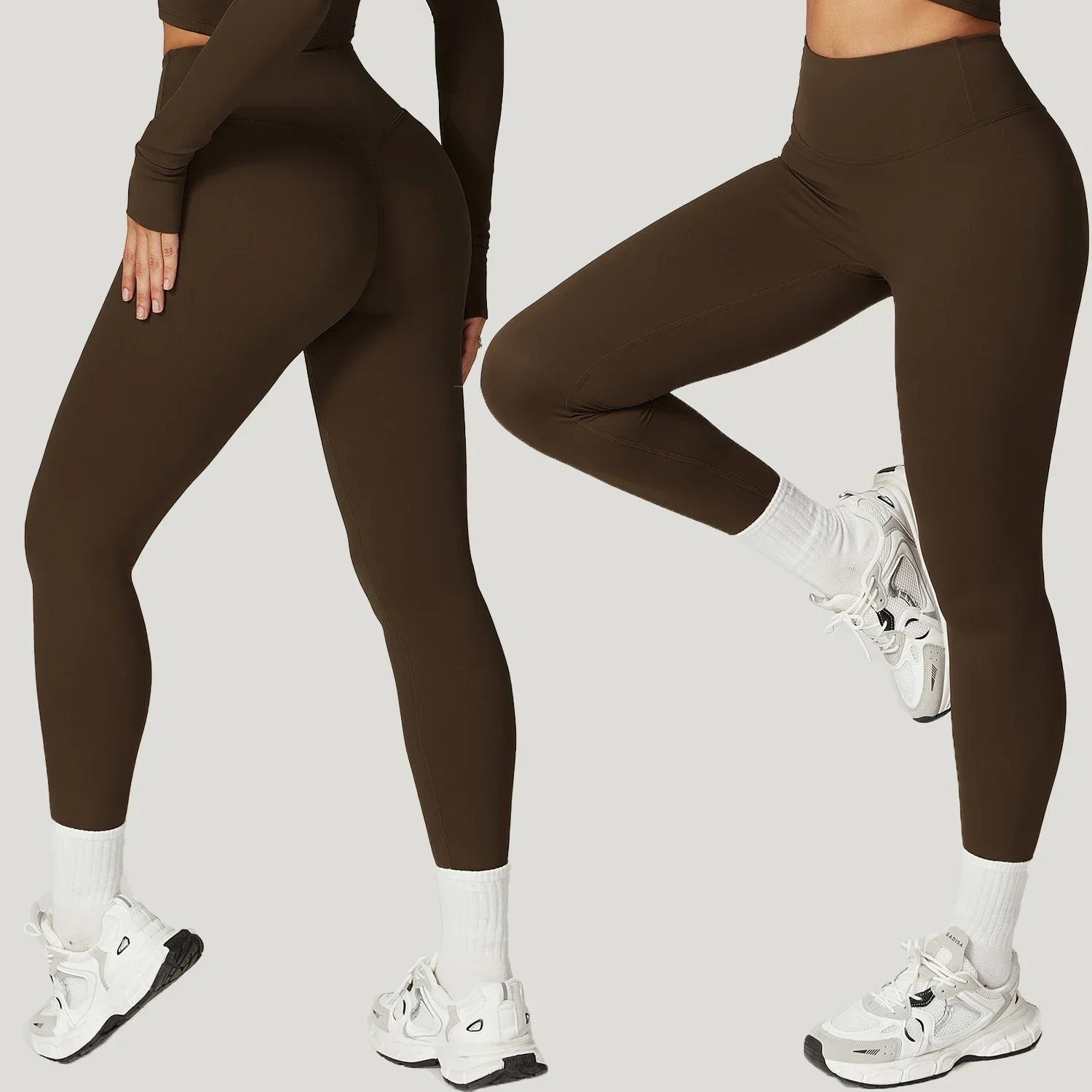 Running Cloud Sense Quick Dry Fitness Pants Breathable Outer Wear Skinny Sweatpants High Waisted Hip Lifting Yoga Pants Female