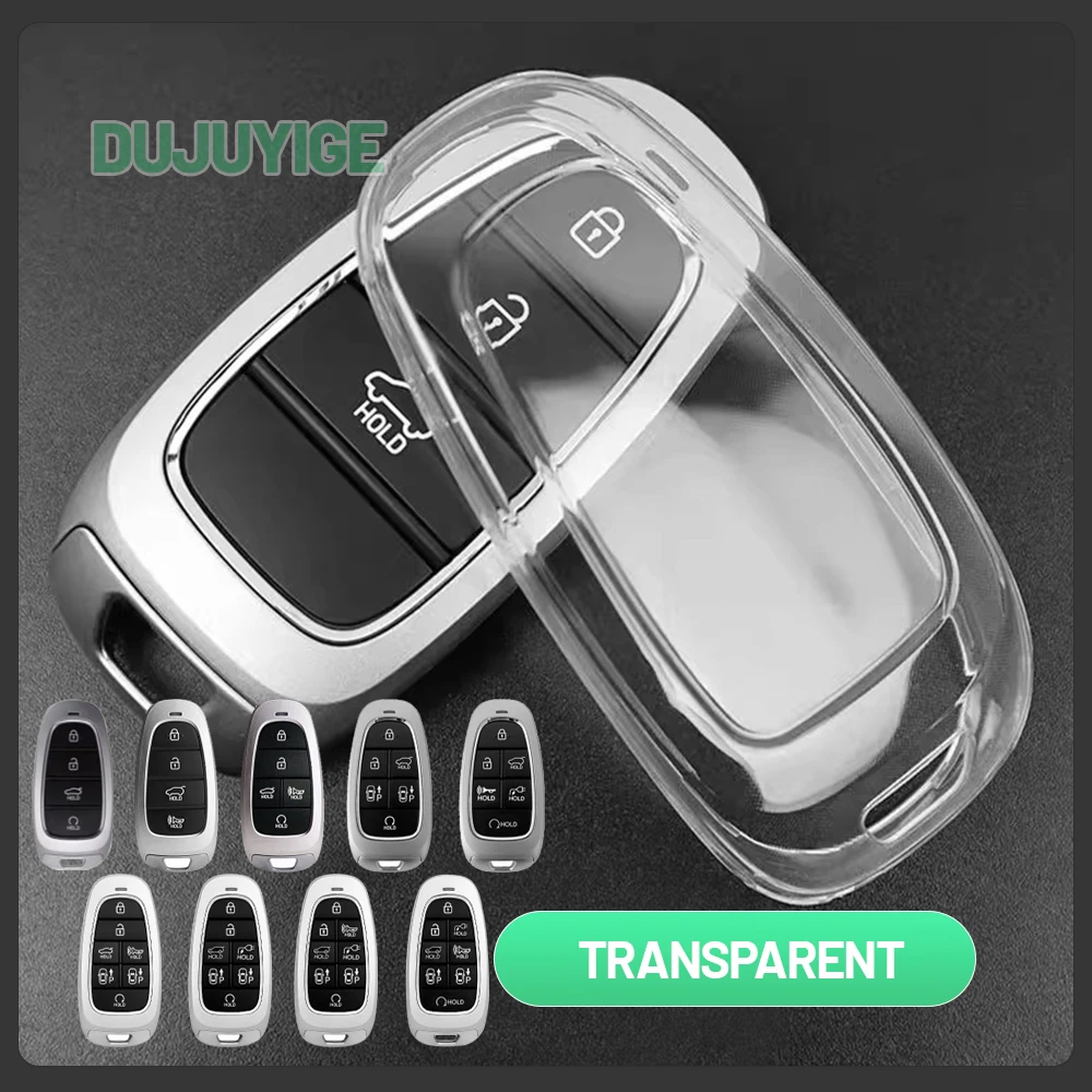 Transparent TPU Car Key Case Fob Cover Protector Shell