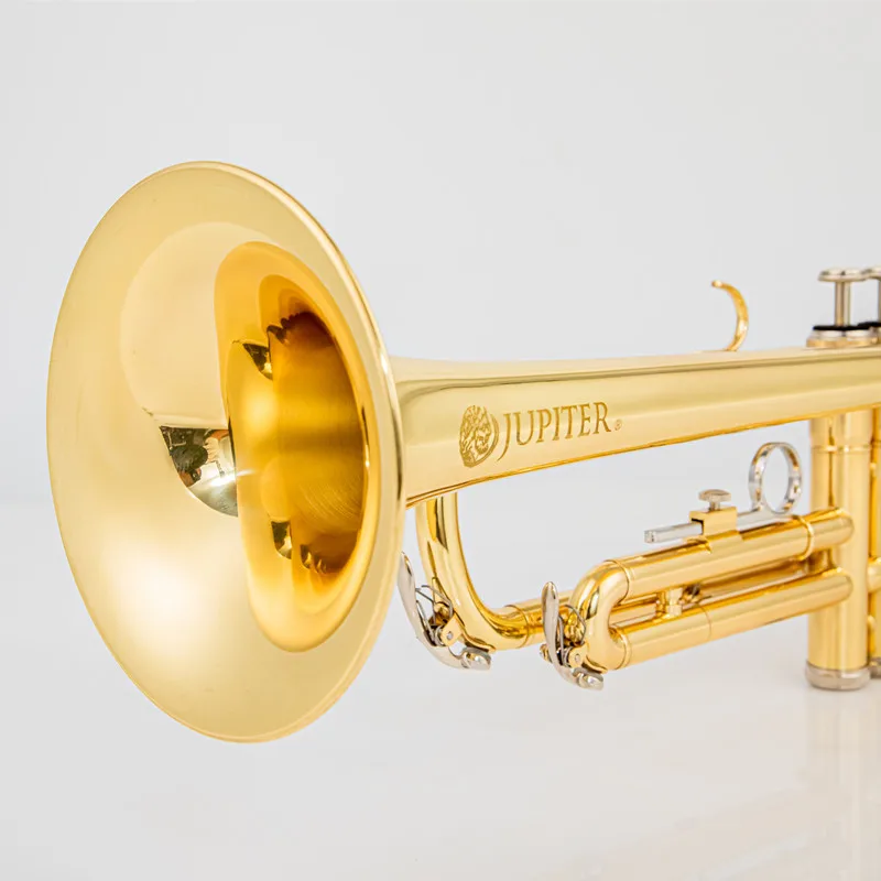 JUPITER quality Bb Trumpet B Flat Brass Silver Plated Professional