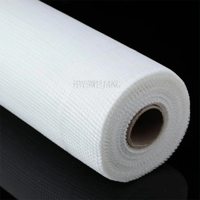 1m Width 25m Long Glass Fiber Mesh Cloth Large Roll Exterior Wall Interior Wall Fiber Mesh Construction Site Home Decoration