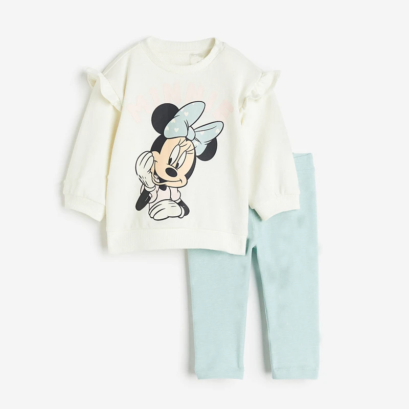 Boys Autumn New Long Sleeve Outfits Cartoon Tops+Sweatpants Two Piece Set Outer Wear Children Casual Hoodies Pants Tracksuits 2