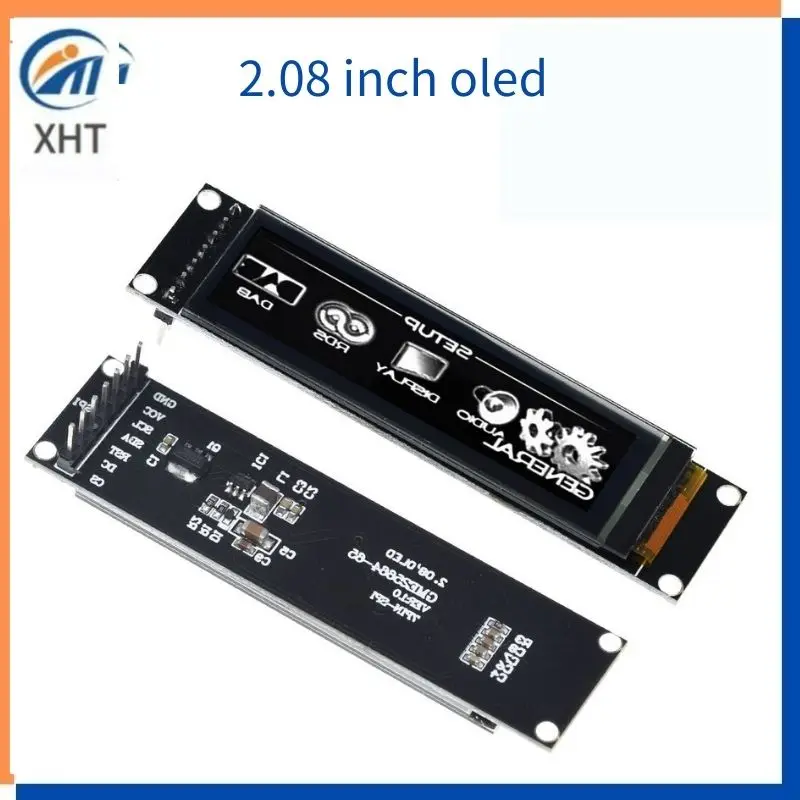 Real-OLED-Display-2-08-256-64-25664-Graphic-LCD-Module-White-Display ...