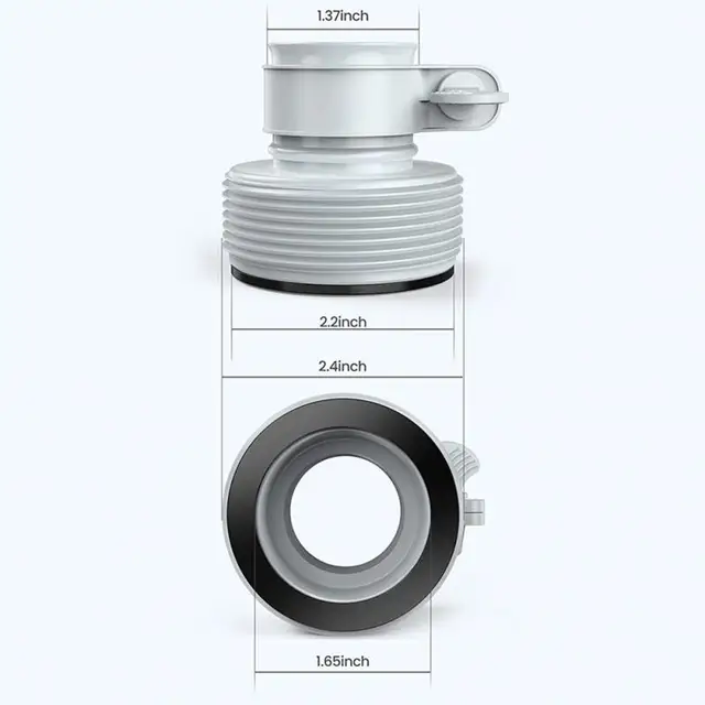 Medence Tömlő Adapter Gallér Menetes Csatlakozó Szivattyúkon Konvertálás 1,5/1,25 Hüvelykes Tömlők Frissítése Szűrő Cseréje - Image 6