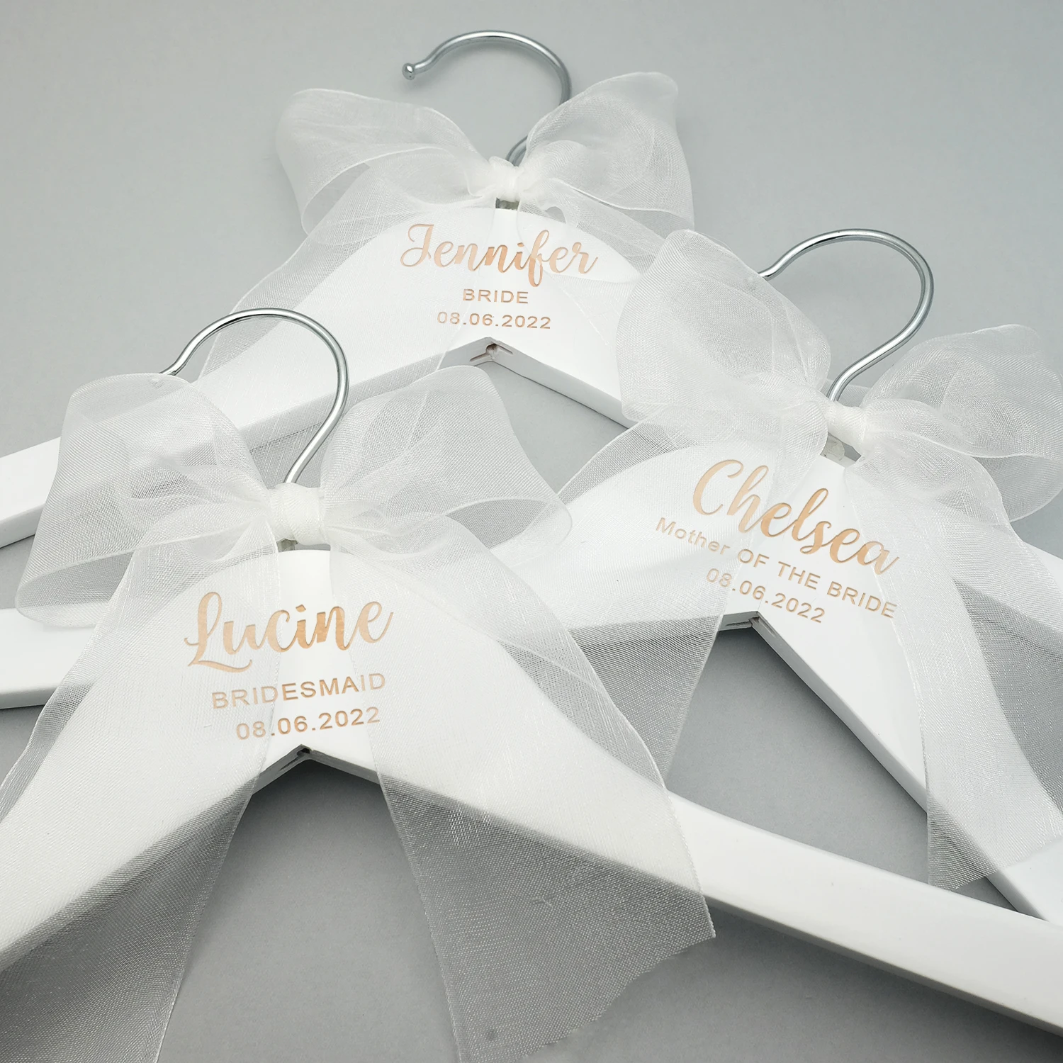 Personalized Wedding Hanger Bridal Hanger Bridal Shower Gift Wedding Dress Wood Bridesmaid Groomsmen clothes hanger