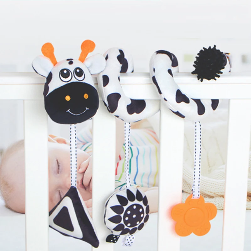 Black & White Spiral Baby Toy 3