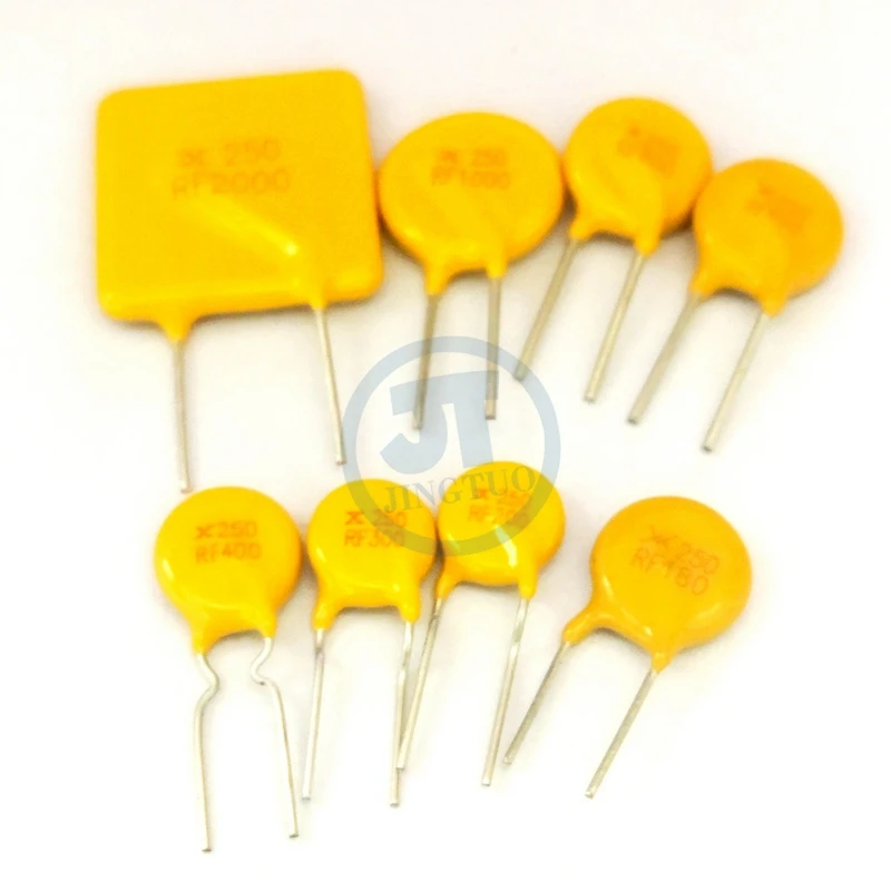PPTC Resettable Fuse 250V 0.03/0.11/0.12/0.145/0.18/0.6/2A TRF250-030/110/120/180/600 RF080/120/400/600/1000/2000 resettable fuse