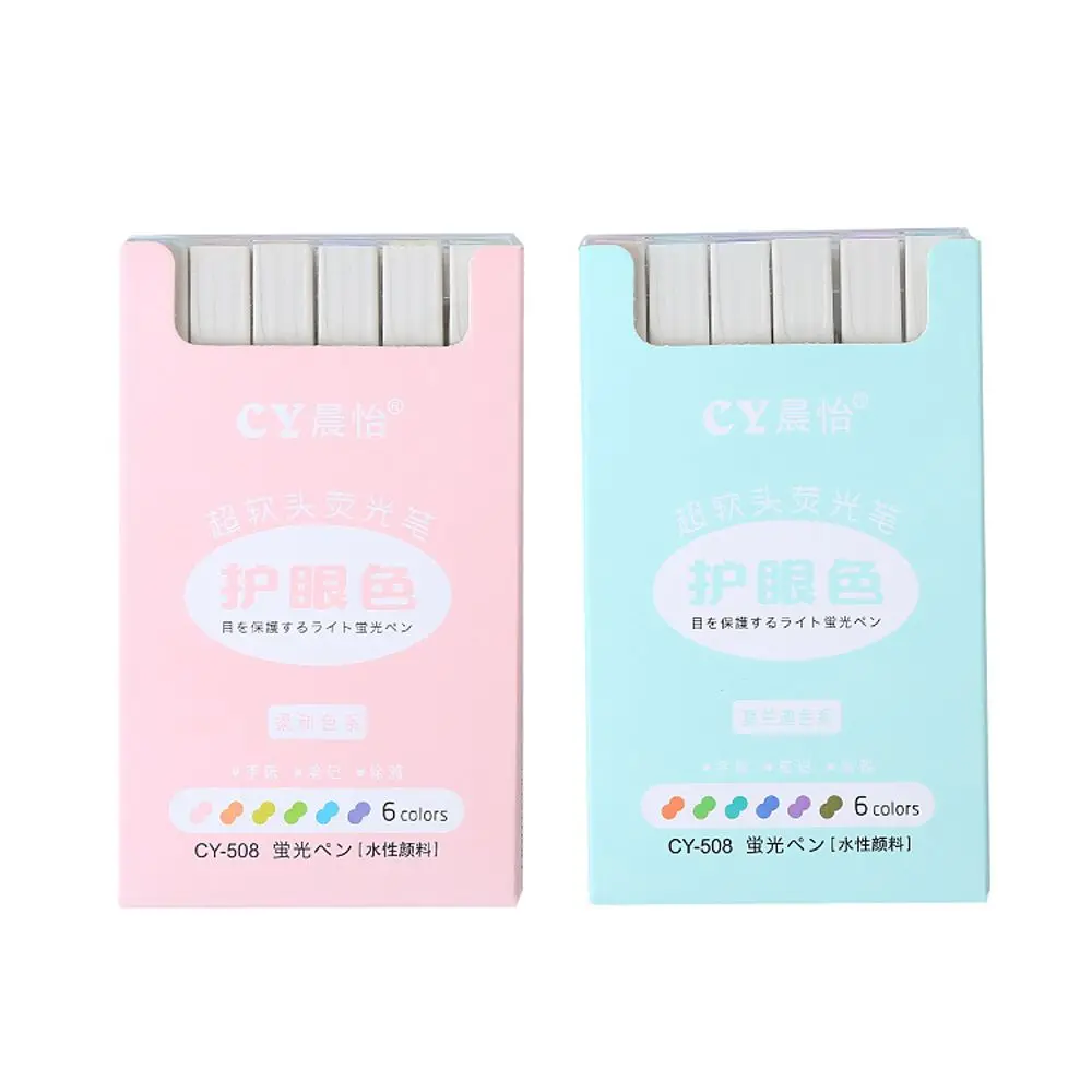 

Student Stationery Drawing Morandi Writing Supplies Pastel Pens Highlighters Marker Pen Set Soft Brush Tip Color Ink