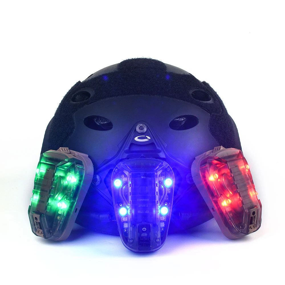 WADSN Helmet Light star 6 GEN 3 Signal Green Red IR Strobe Lamp Waterproof softair Survival