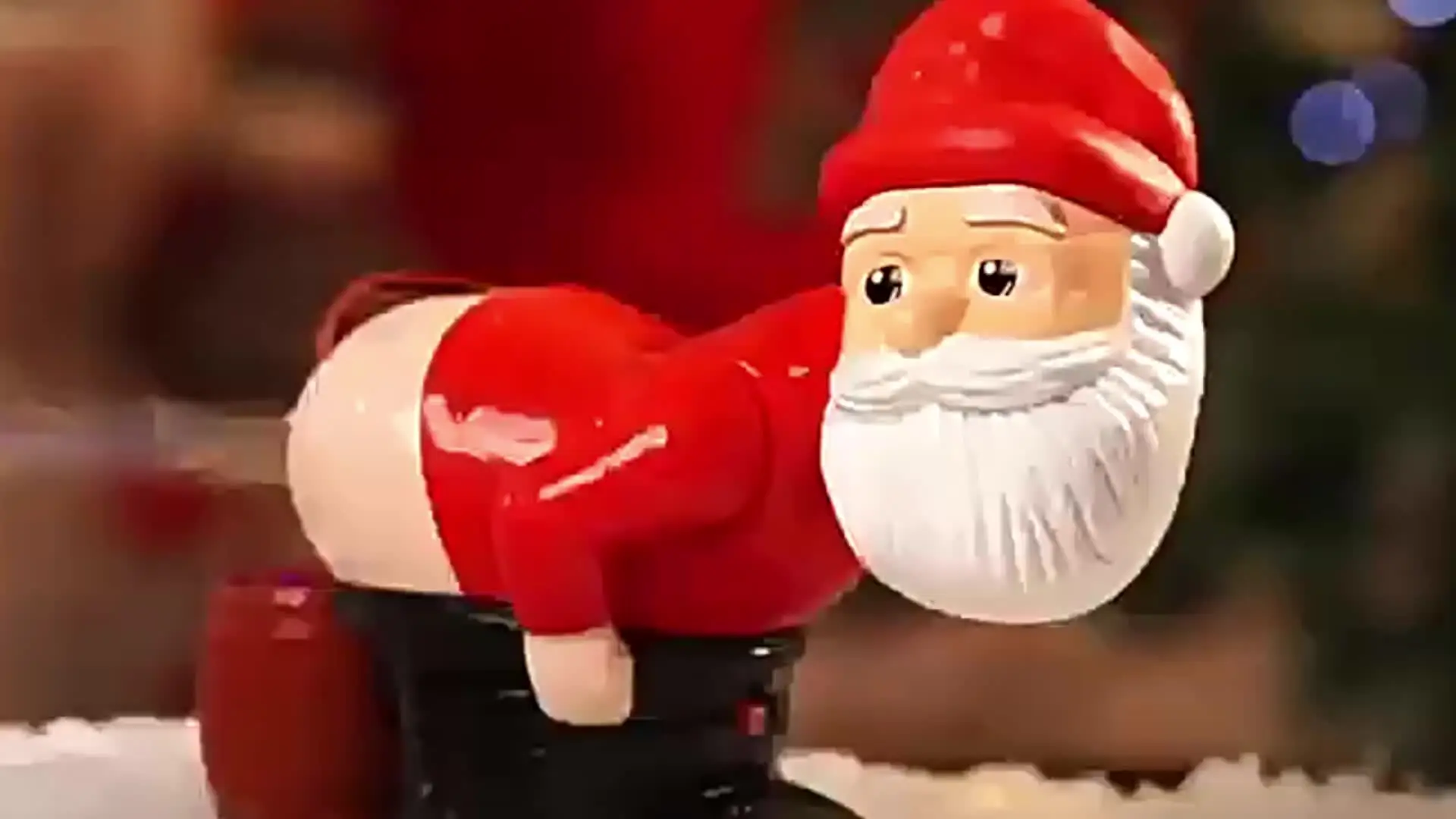 Bubble Farting Santa, Bubble Blowing Santa Automatic, Kerst