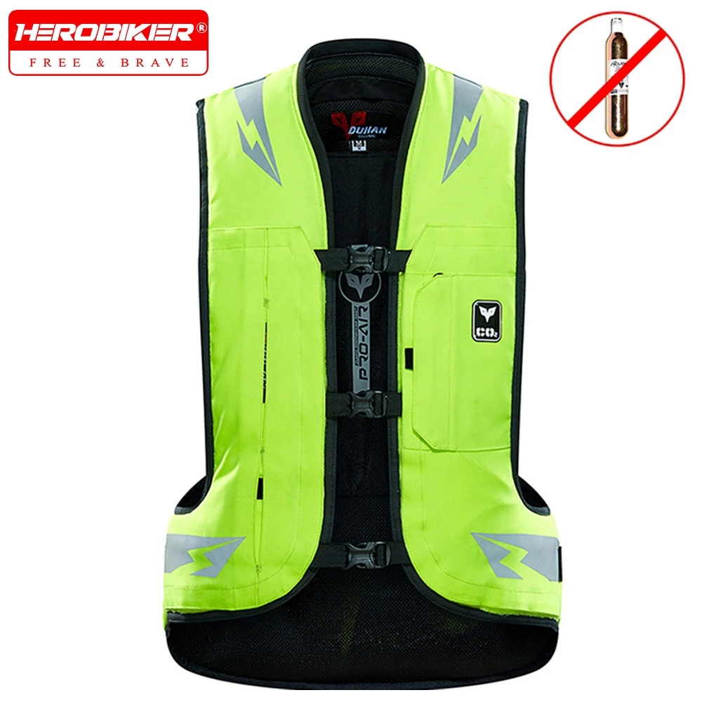 DUHAN Motorcycle Air-bag Vest New Upgrade Professional Moto Racing Advanced Air Bag System Motocross Protective Airbag