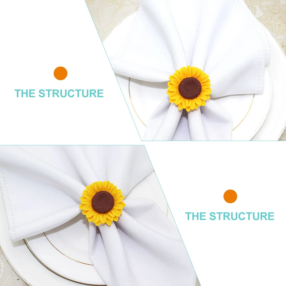 4 Pcs Green Turtle Leaf Napkin Buckle Metal Napkin Ring Wedding Party Table Decoration Banquet Rings Kitchen Dining Bar