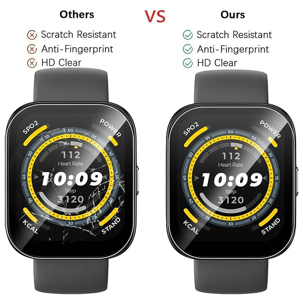 Huami Amazfit Bip Hydrogel Screen Protector – Full Cover HD High Quality