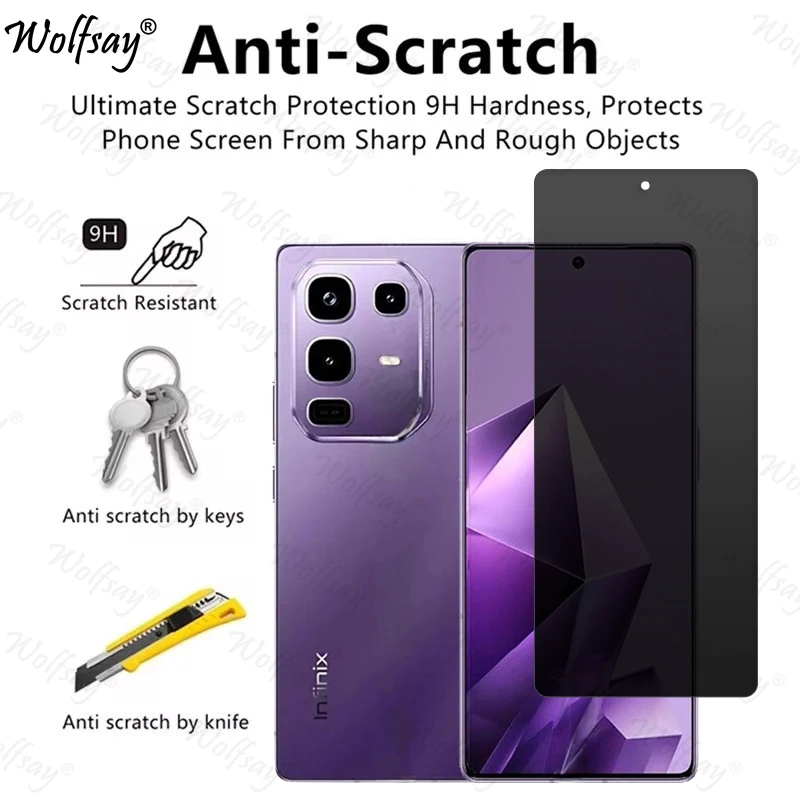 زجاج لهاتف انفينيكس نوت 50 برو بلس واقي شاشة الخصو...