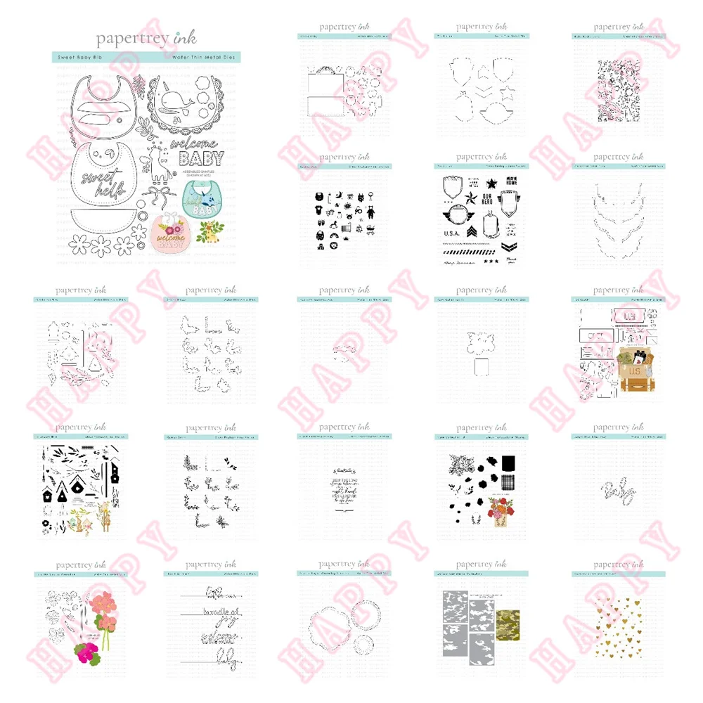 

Metal Cutting Dies Stamps Stencil May Birdhouse Geraniums Footlocker For Scrapbook Decoration Craft Engraving Embossing Template