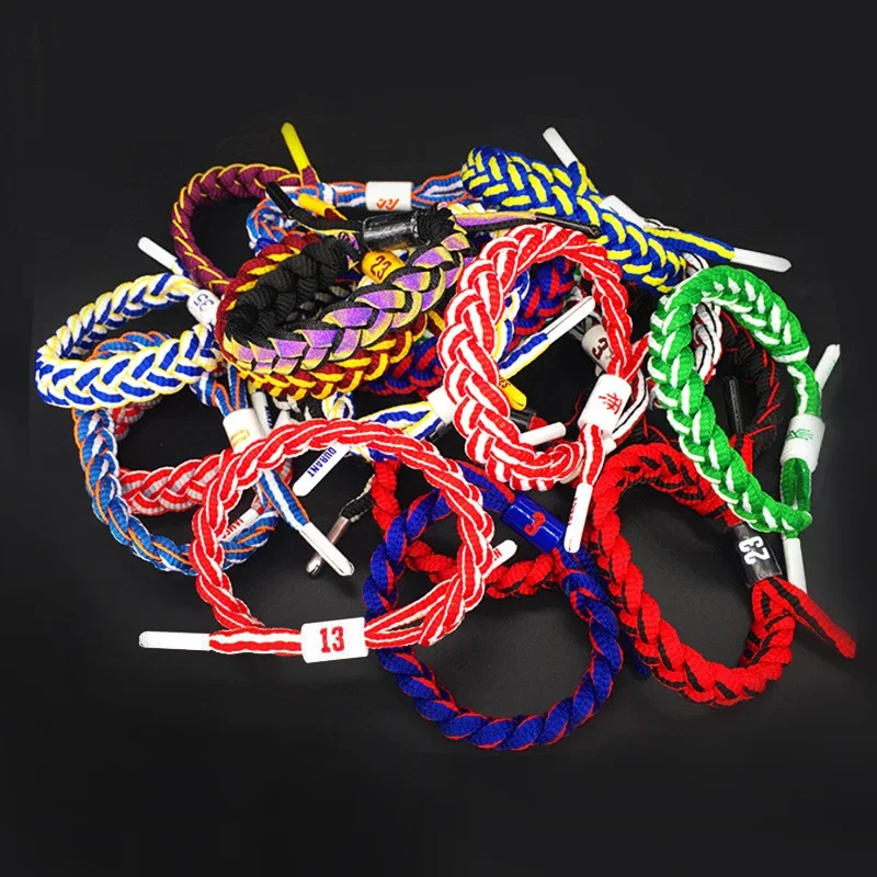 BasketballStarBraidedBraceletSportsWristbandGiftforBoyfriends