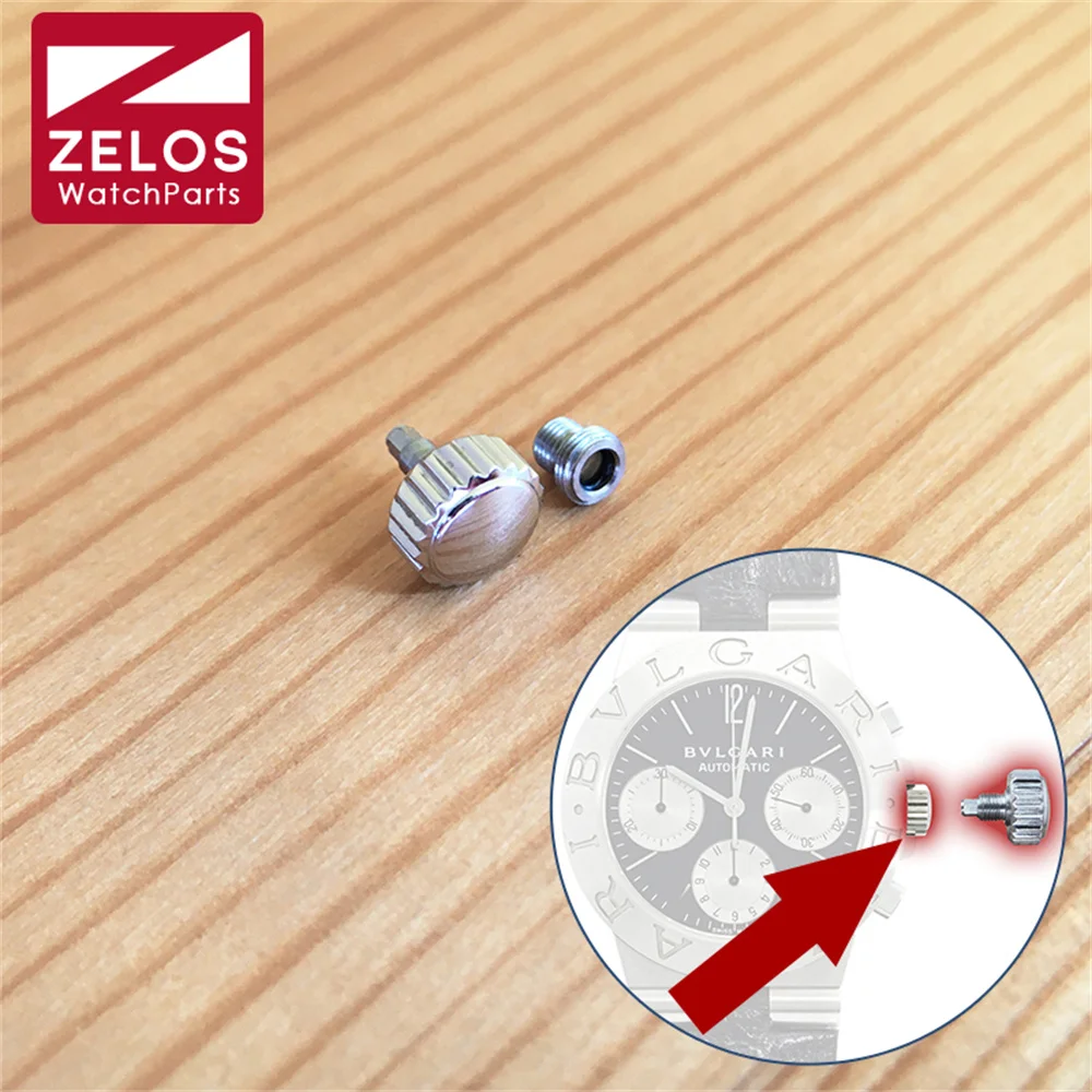 Ch35B Corona A Vite Per Orologio Bvlgari Diagono Sports 35Mm