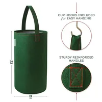 Multi-Function Felt Hanging Tomato Grow Bag Upside Down Planter Strawberry Vegetable Flower Plant Grow Bags Garden Plant Pot 2