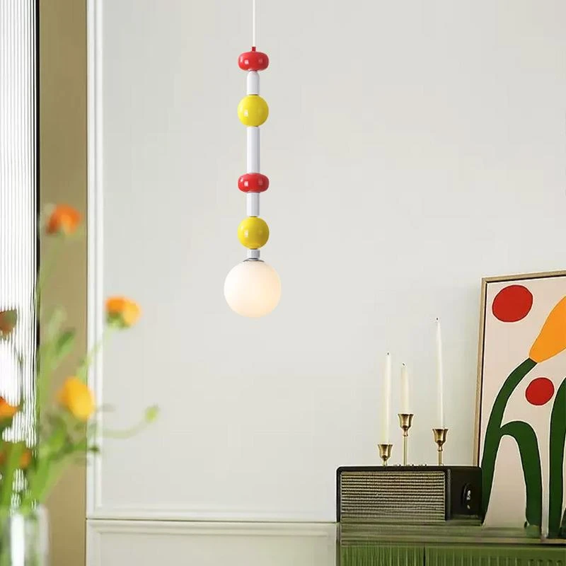 

Modern Simplicity Memphis Pendant Lights Children's Room Bedroom Living Room Chandeliers Macaron Style Home Decor LED Lights