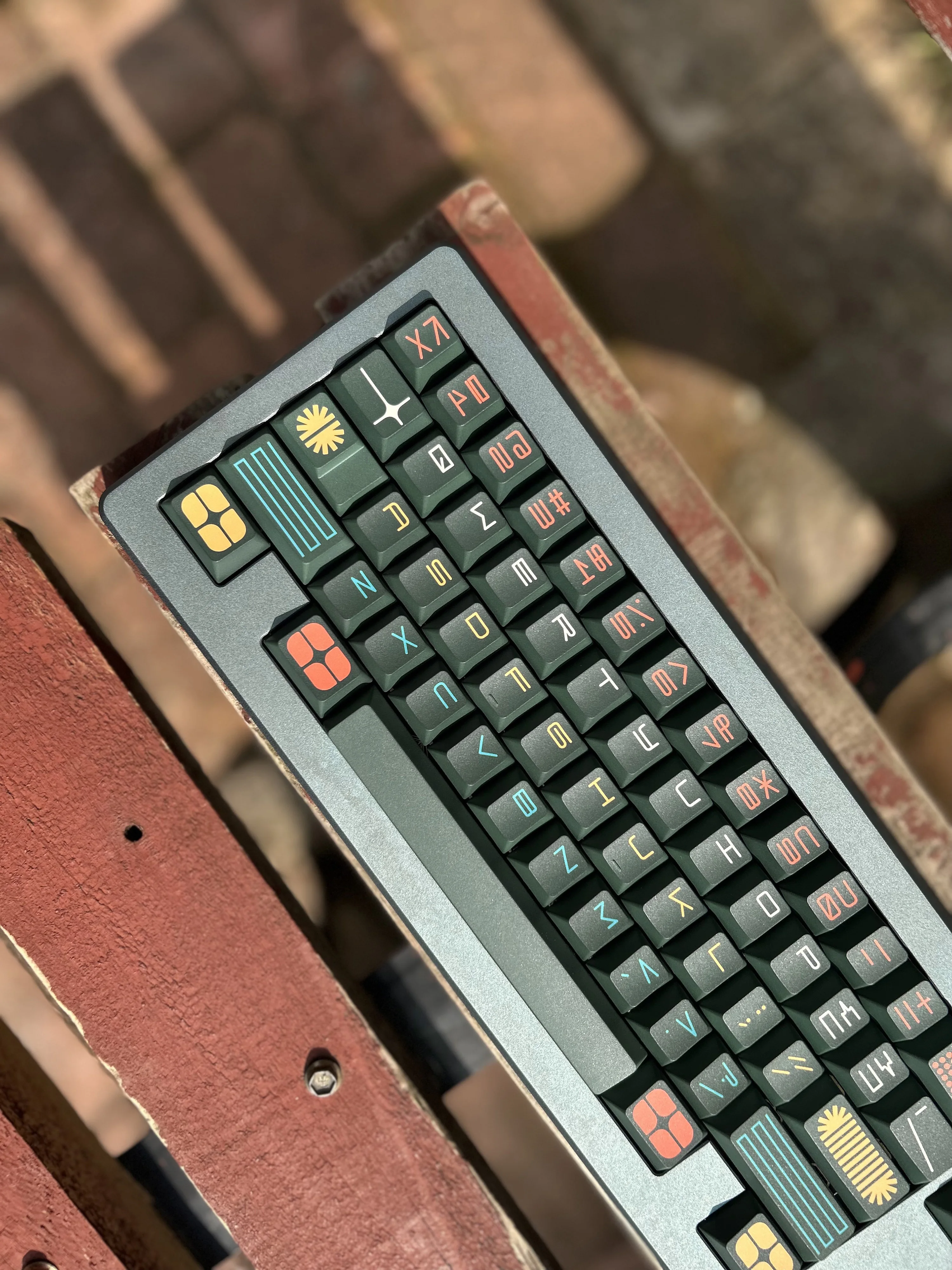 Perfil Cereja, Sublimação de Tintura para Interruptor MX, Duplo B Split Keybar