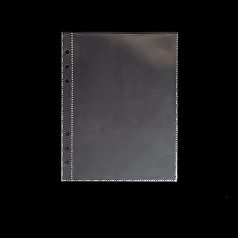Red Star Glitter DIY Binder for Photocards and Planning