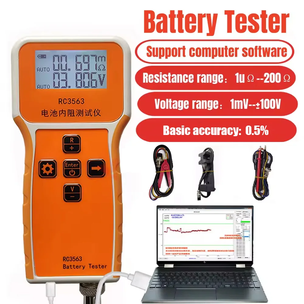 Testeur Résistance Interne Batterie RC3563 4 Fils Précision 0.01mΩ