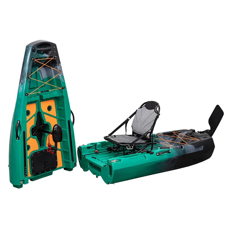 Pedals Detachable Foldable kayak with Electric Motor New Designed A06024 1 Person Modular Fishing Kayak