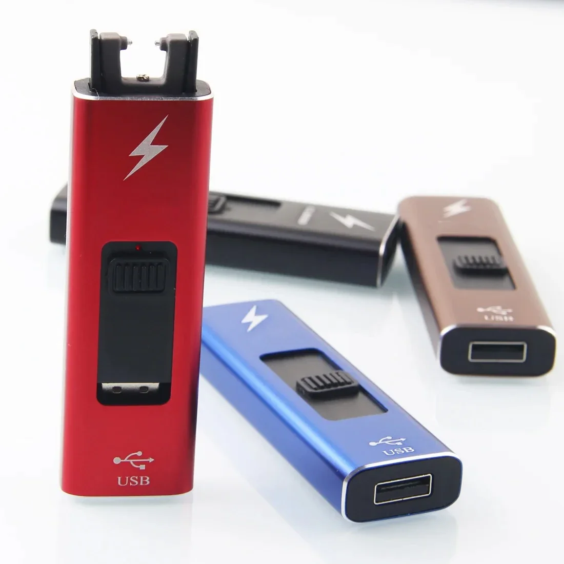 Plasma USB Charging Windproof Pulse Arc Lighter Outdoor Flameless Candle Kitchen Barbecue Lighter Men's Gifts bbq lighter electric arc igniter