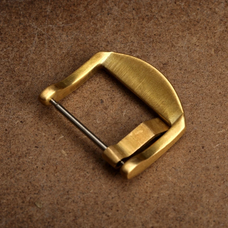 Pure Brass Buckle Leather Accessories, Elegant Design