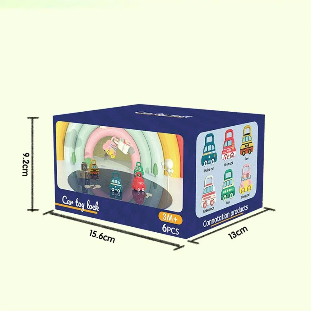 Children Montessori Toys Cartoon Car Unlocking Game Number Matching Counting Sensory Educational Learning Locks Teaching Aid Toy