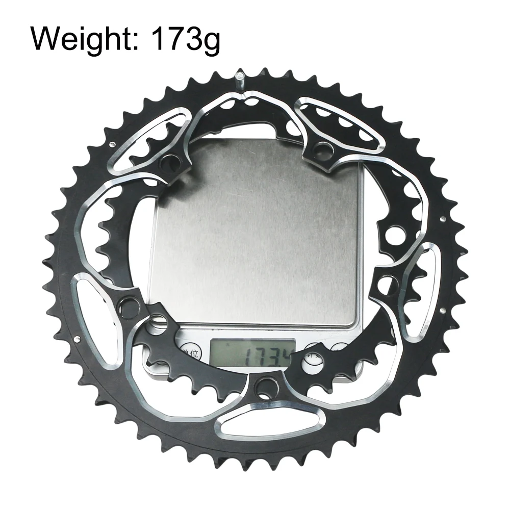 130 BCD Double Chainring 39/50T Road Bike Chainring Aluminum Alloy 10/11 Speed Folding Bicycle Crankset 2*10/11 Bike Parts