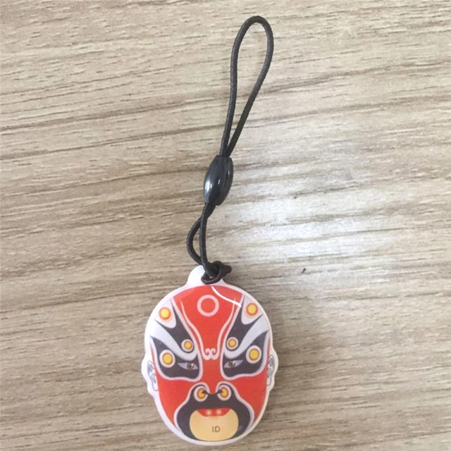 1pcs 125Khz EM4305 RFID DIY Keyfobs Key Tags Rewriteable Copy Proximity Access Control ID Blank Card Russet