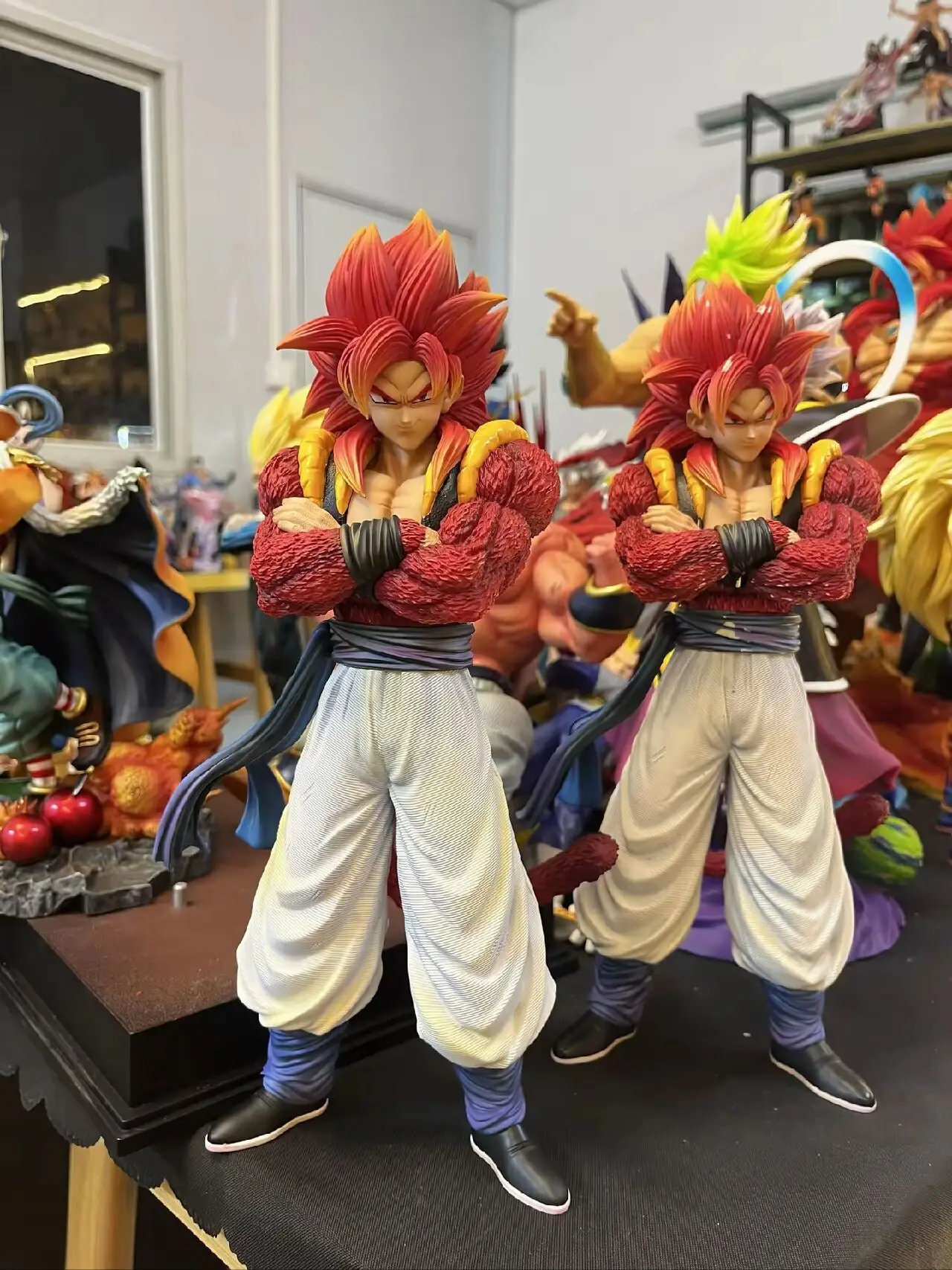 ジン　Np Studio ゴジータ HOT-Presale JG studio 32cm SSJ4 Gogeta Figure Dragon Ball Anime
