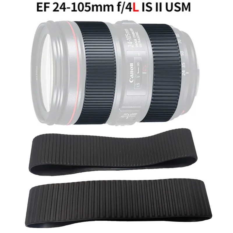 LENS Genuine Zoom + Focus Grip Rubber Ring Canon EF 24-105mm f/4L IS / IS II / 24-70mm f/2.8L II USM Repair Part camera lens repair kit camera repair parts
