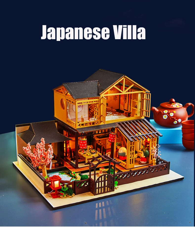 Japanese Villa Japanese Style DIY Miniature House