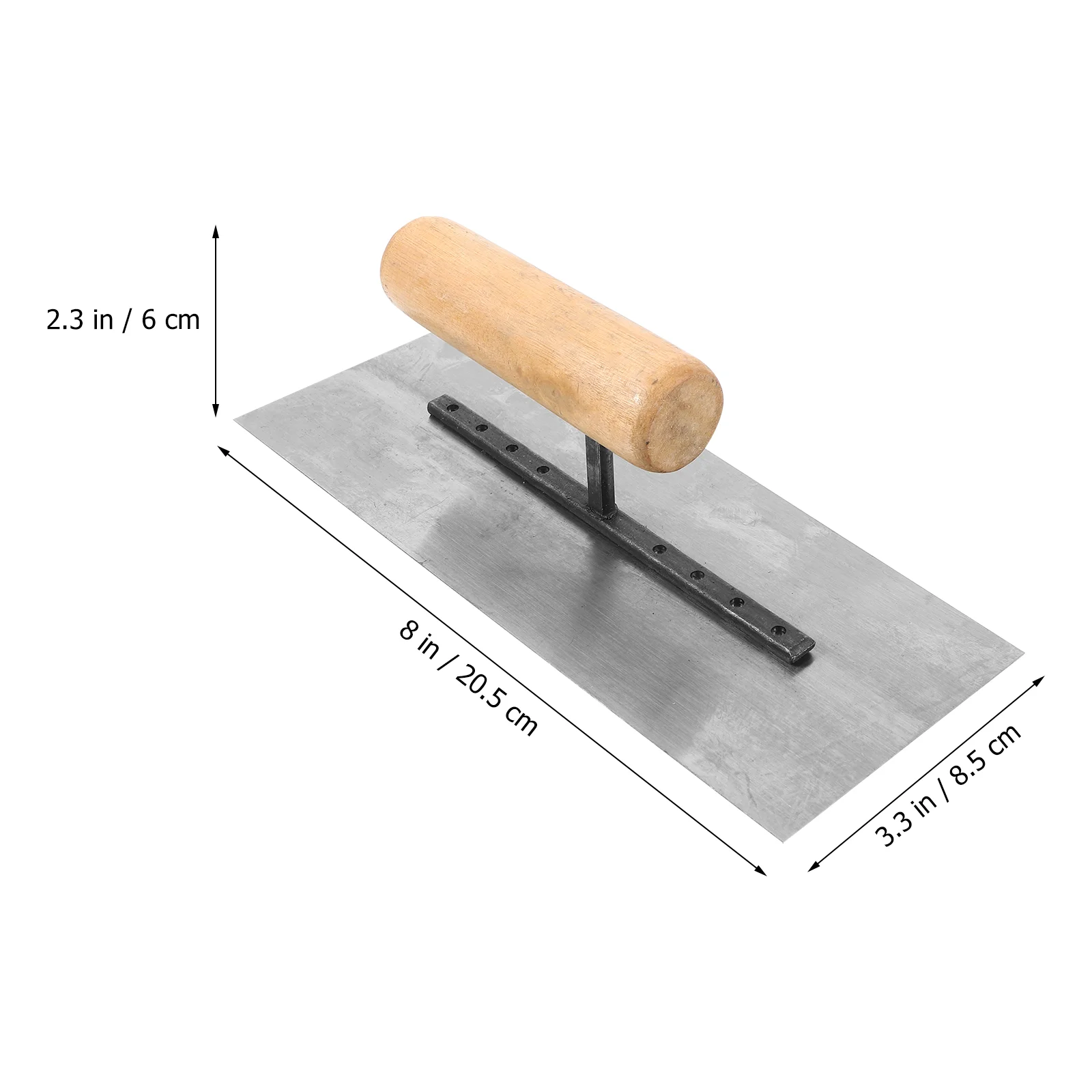 Plastering Trowel Concrete Trowel Putty Knife Set 2050X850X600CM Wood Steel for Masonry