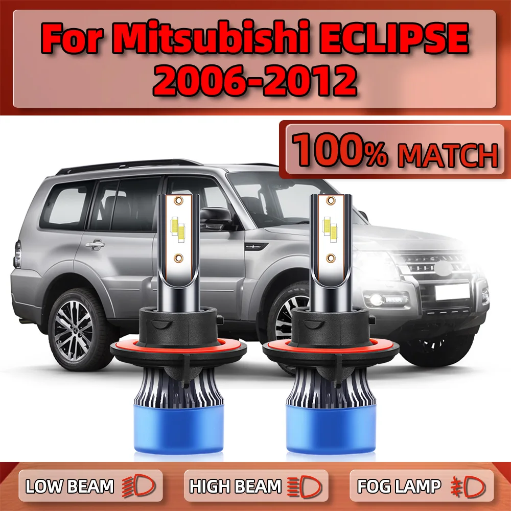 

H13 LED Car Headlight Bulbs 20000LM Super Bright Car Light 12V 6000K For Mitsubishi ECLIPSE 2006 2007 2008 2009 2010 2011 2012