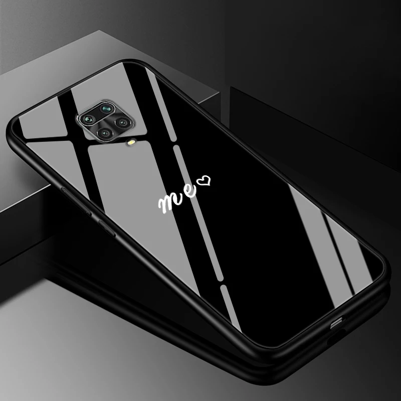 Premium Tempered Glass Hard Case with TPU Bumper
