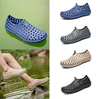 Large Size EVA Men Vacation Beach Sandals Travel Leisure  Slippers Outdoor Wading Shoes Light Aqua Shoes 39-45# 2
