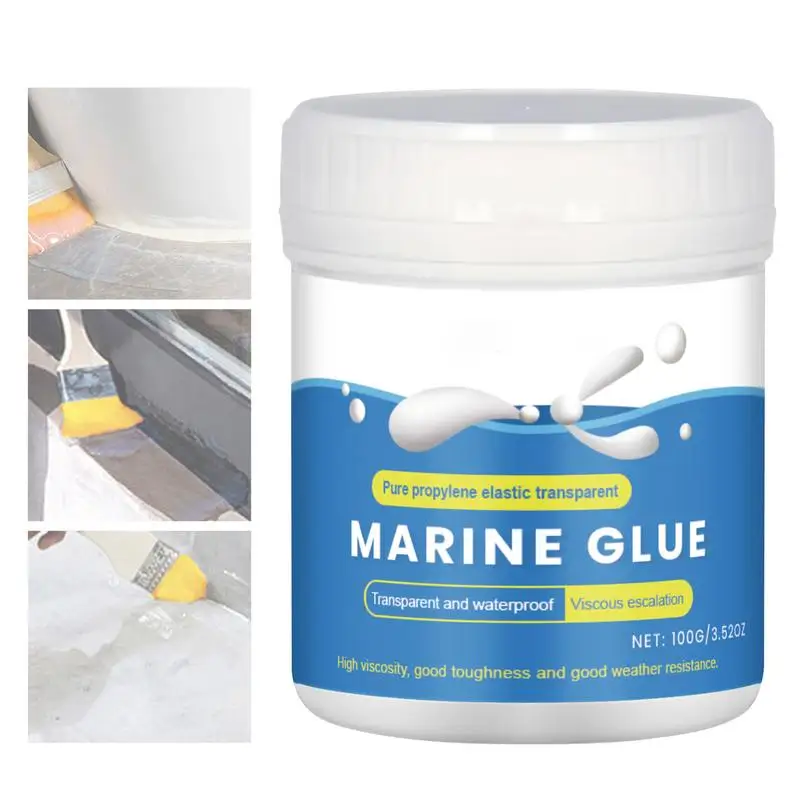 Agente Impermeabile Invisibile 100G Sigillante Per Riparazioni Domestiche Sigillante Per Rivestimento Di Colla Marina Forte Trasparente Riparazione Pe