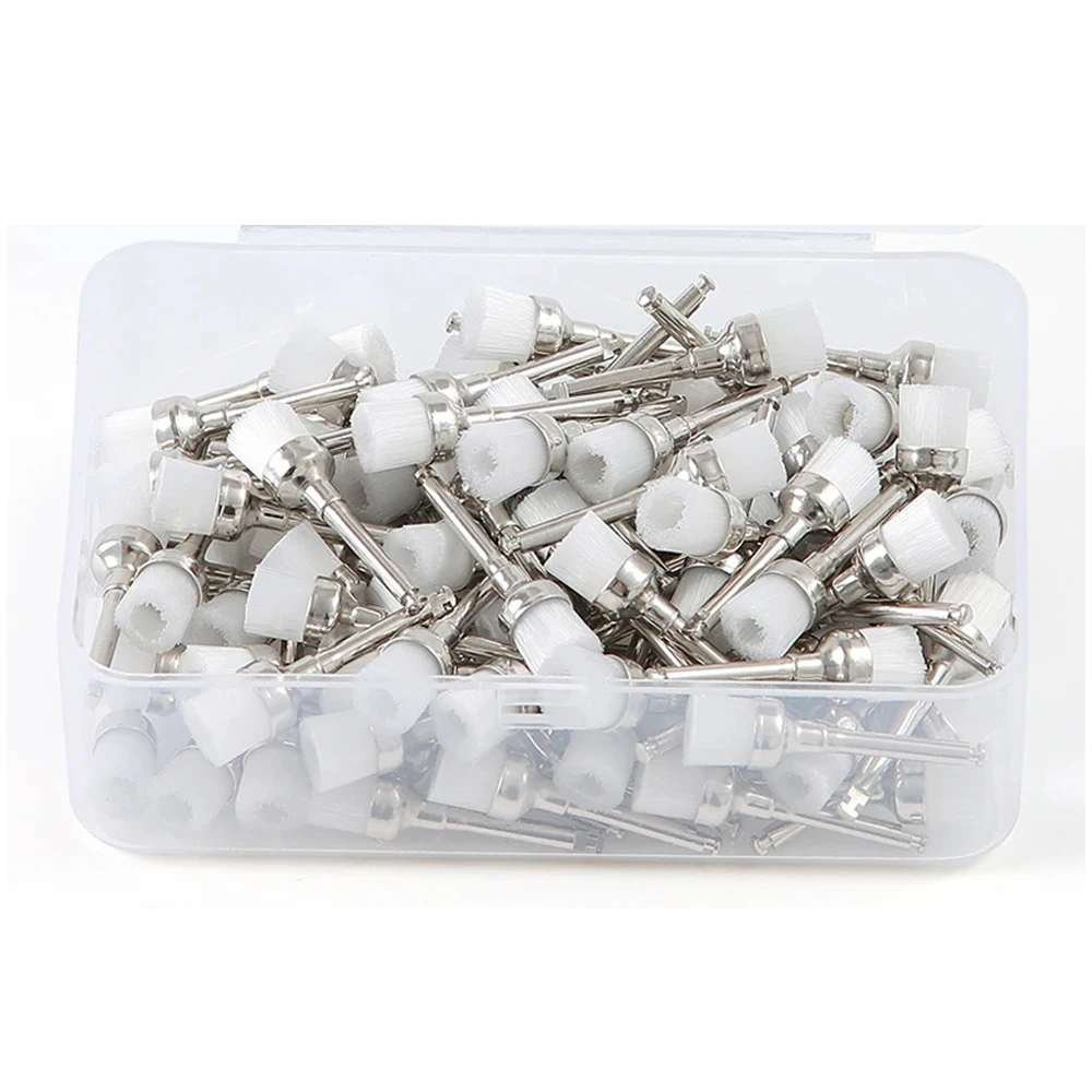 100pcs/Box Dental Prophy Polishing Brush Tooth Polishing Brushes For
