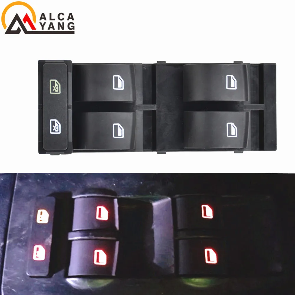 Power Master Window Control Switch Main control switch of window elevator for Au-di A6 S6 C5 1998-2004 RS6 2003-2004 4B0959851B 